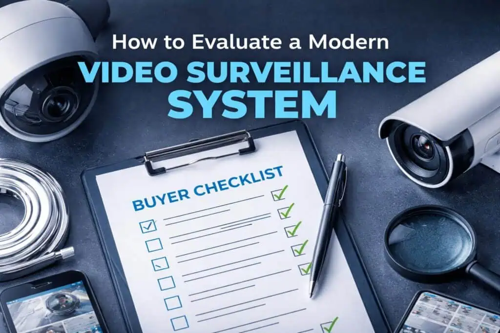 Video Surveillance checklist