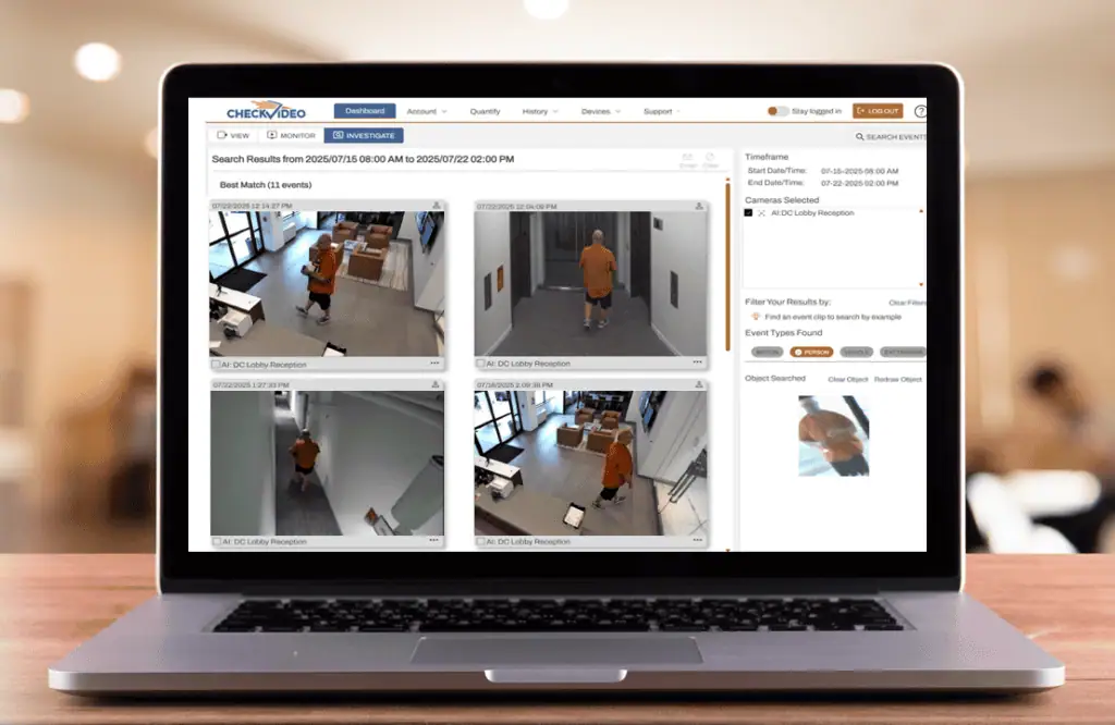 video analytics search